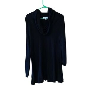 Sweater/ Tunic style black top